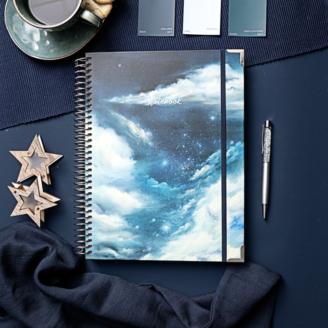 A4 Hardback Notebook: Celeste