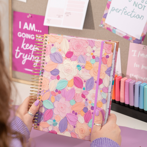 Daily Planner 2025|2026-Candied Petals