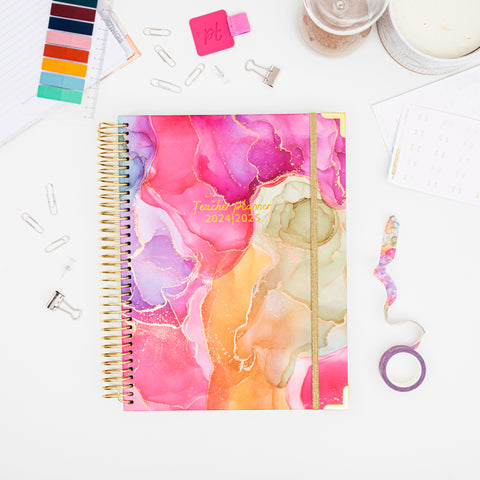 RESTOCKING MAY Colour Infusion Teacher Planner 2024|2025
