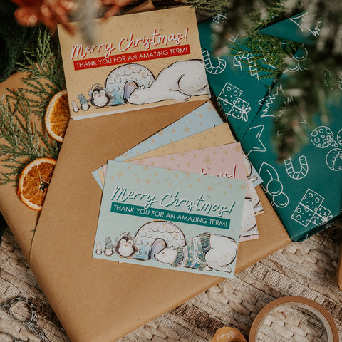 Class Christmas Postcards (32 cards)