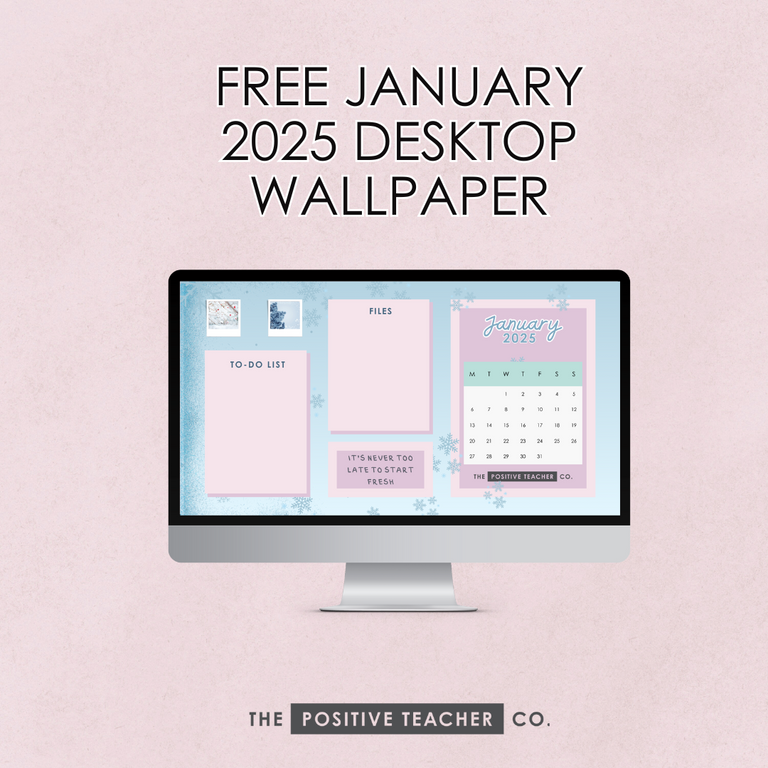 FREE January Wallpaper 2025