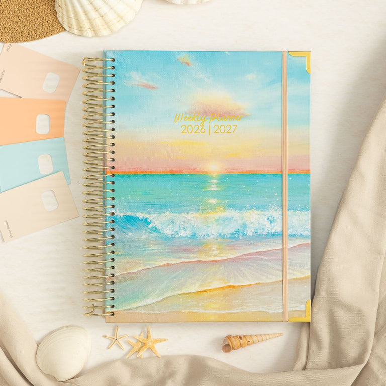 Weekly Planner 2026|2027- Golden Coast