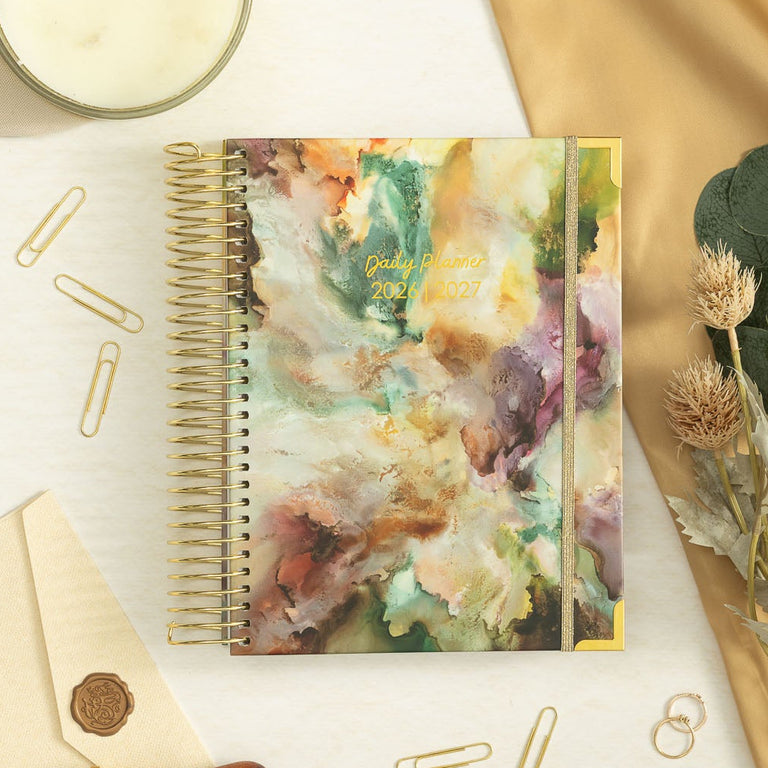 Daily Planner 2026|2027- Dreams In Bloom