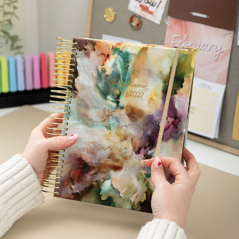 Daily Planner 2026|2027- Dreams In Bloom