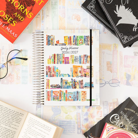 Daily Planner 2026|2027- Our Bookshelf