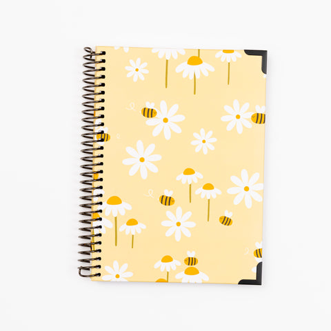 B5 Lined Notebook- Sweet Daisies