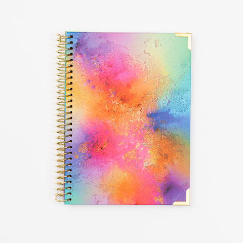 B5 Lined Notebook- Cloud Of Colour