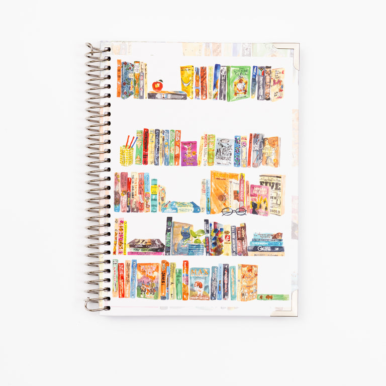 B5 Lined Notebook- Our Bookshelf