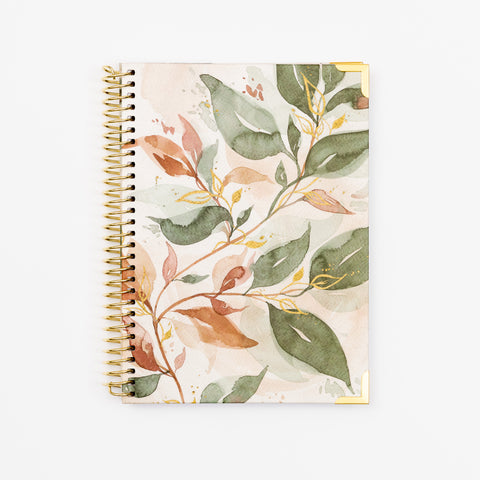 B5 Lined Notebook- Flourish