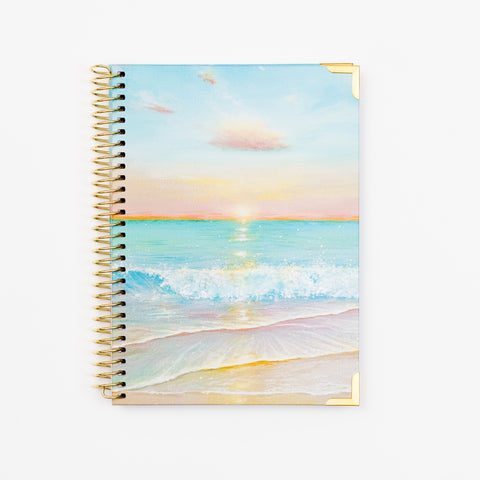 B5 Lined Notebook- Golden Coast
