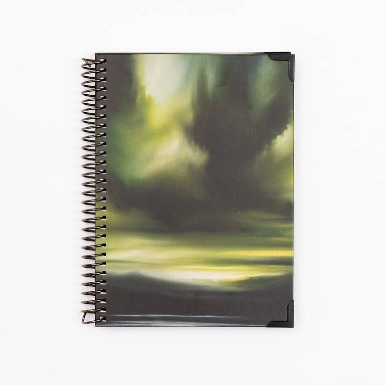 B5 Lined Notebook- Verdant Veil