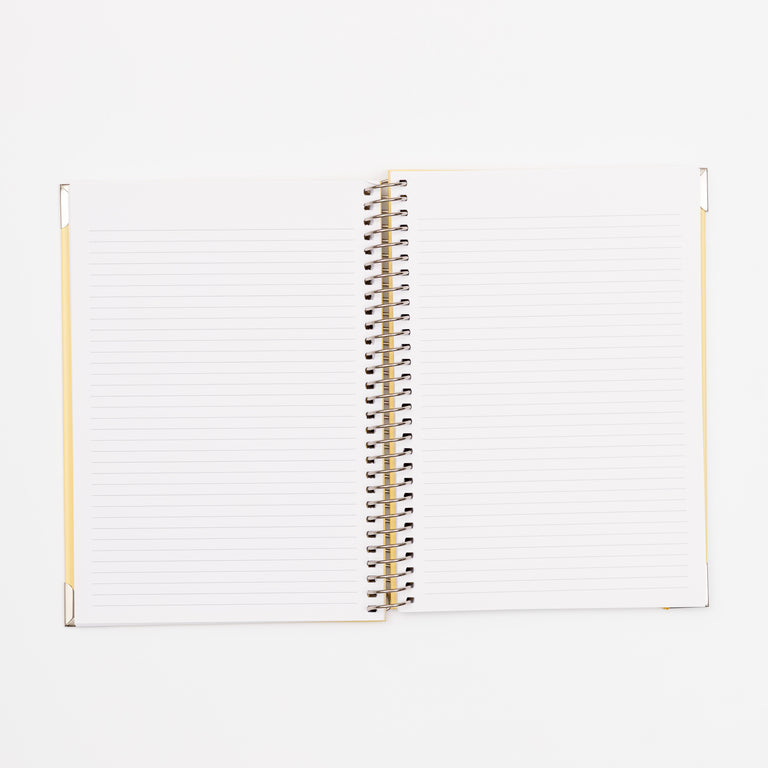 B5 Lined Essentials Notebook- Yellow