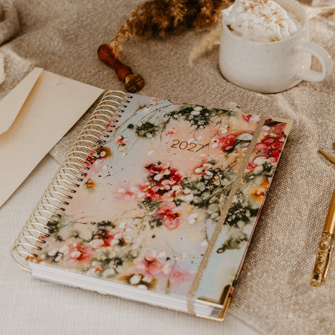 2027 Weekly B5 Planner- Blossom Falls