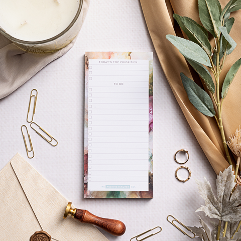 To Do List Pad: Dreams in Bloom