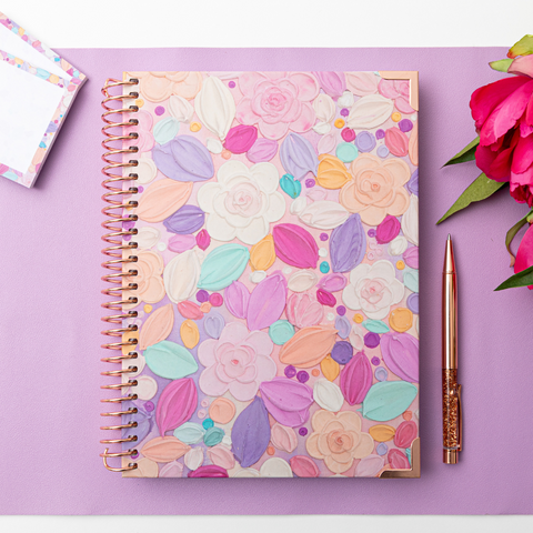 B5 Lined Notebook- Candied Petals
