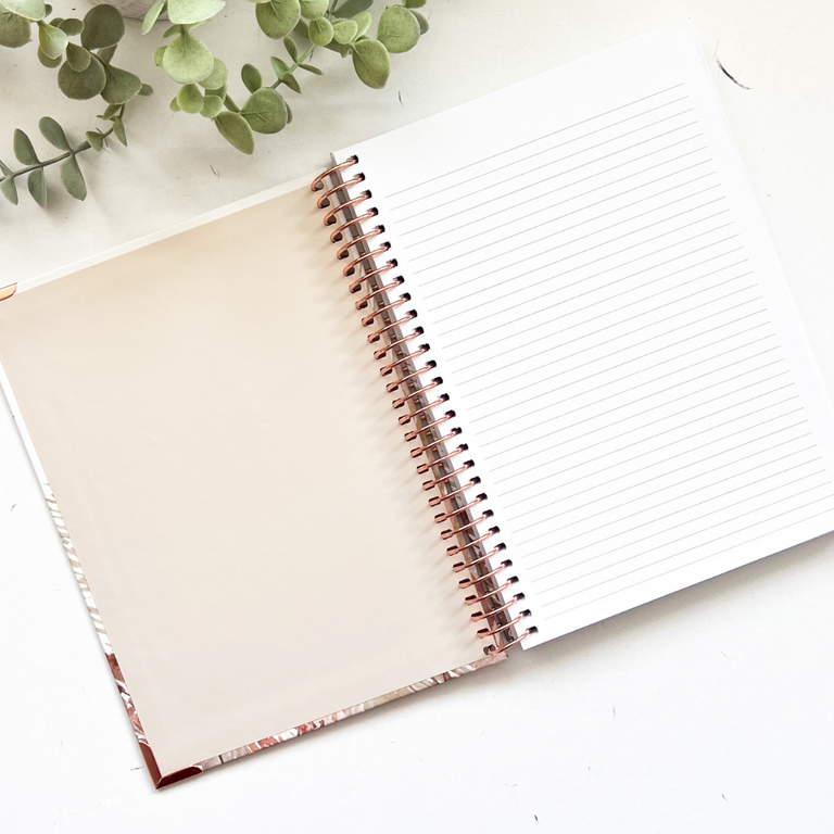 Lined Notebook- Pampas
