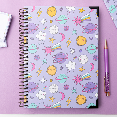 B5 Lined Notebook- Cosmic Vibes