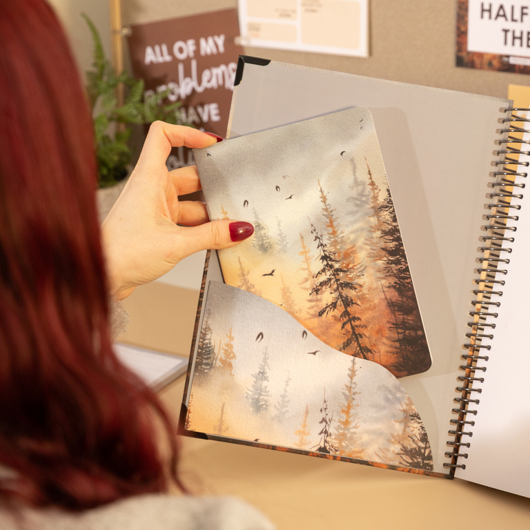 Weekly Planner 2025|2026- Golden Pine