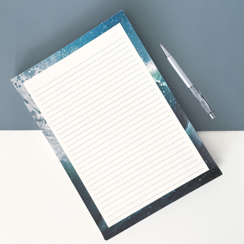 A4 Lined Pad- New Wave