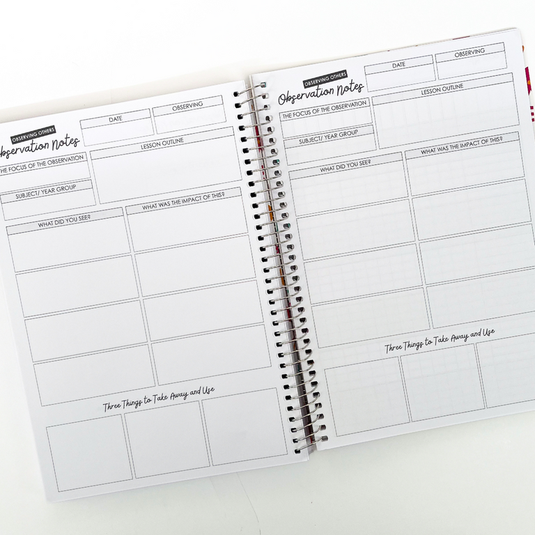 Teacher Training Planner 2023/24- Emerald Forest