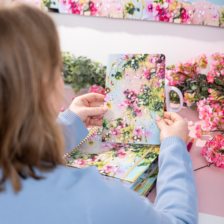 A5 Notebook: Blossom Falls