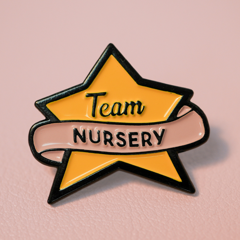 Team Nursery Enamel Pin Badge