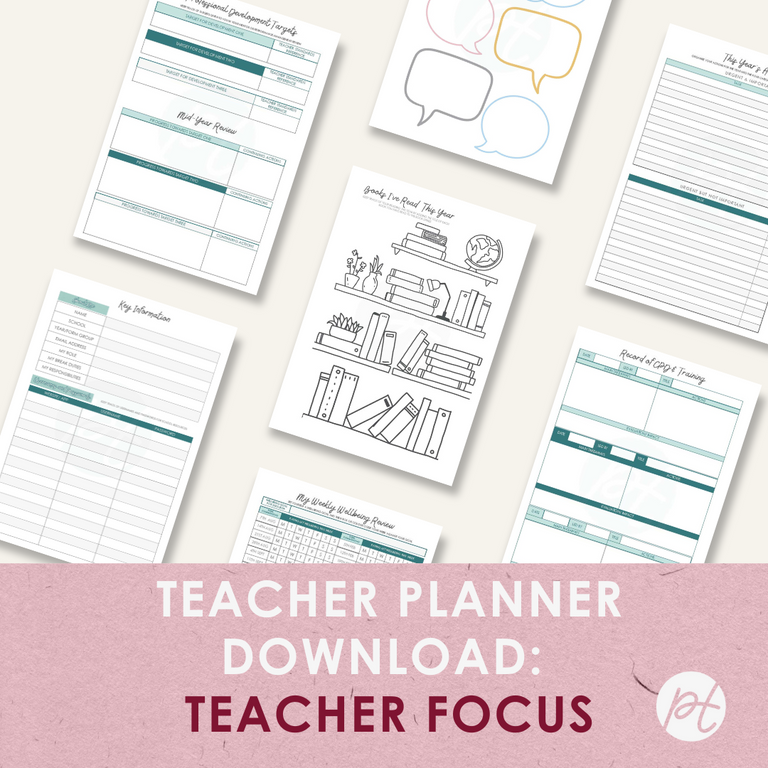 Teacher Planner Download: Teacher Focus