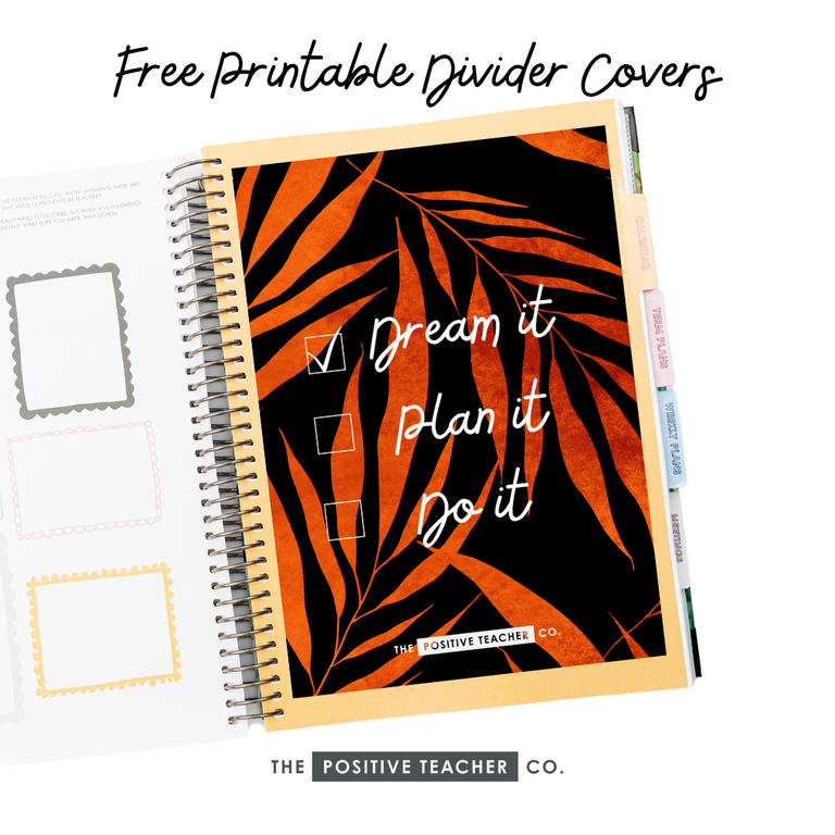 Wild Leaf Free Download Divider Cover