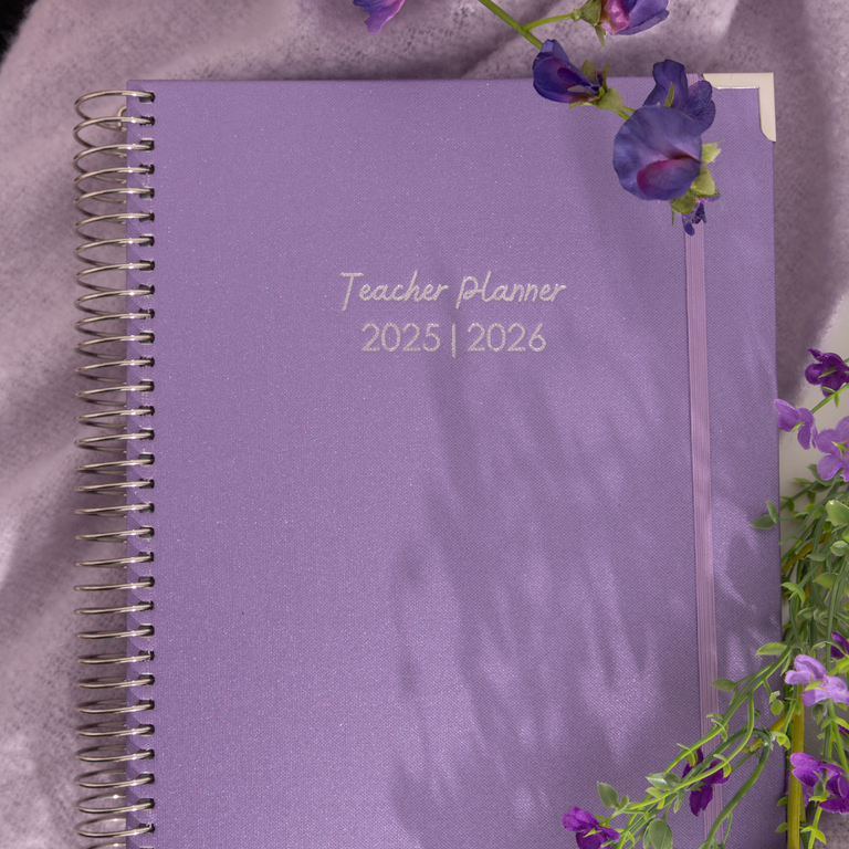 Teacher Planner 2025|2026- Lilac Shimmer