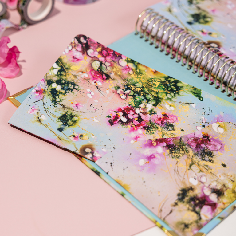 A5 Notebook: Blossom Falls