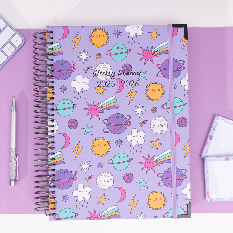 Weekly Planner 2025|2026- Cosmic Vibes