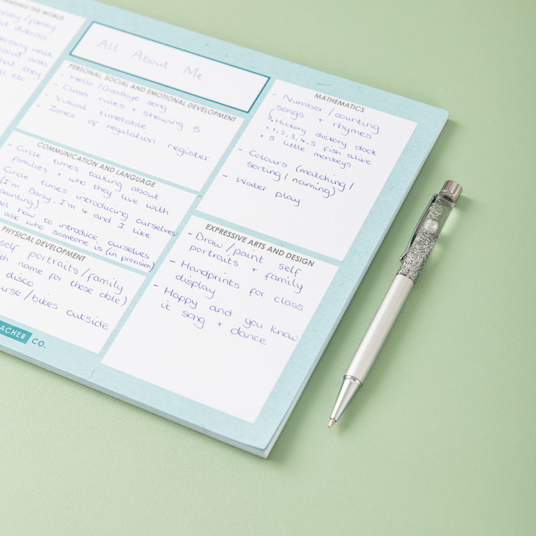 EYFS Planning Pad