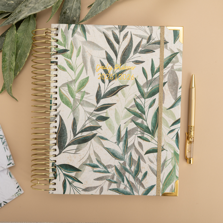 Daily Planner 2025|2026-Secret Garden