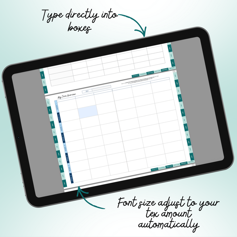 TPTC Interactive Digital Teacher Planner