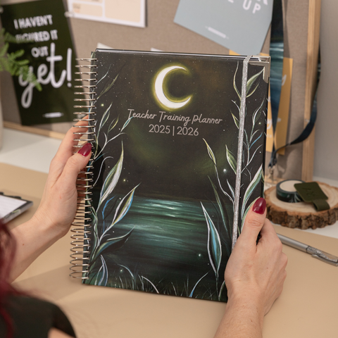 Teacher Training Planner 2025|2026- Moonlit Lake