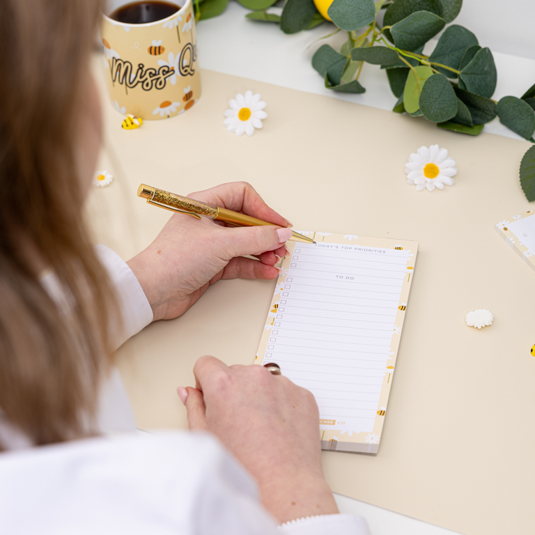 To Do List Pad: Sweet Daisies