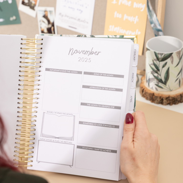 Daily Planner 2025|2026-Secret Garden
