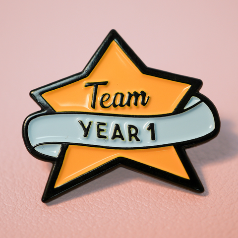 Team Year One Enamel Pin Badge