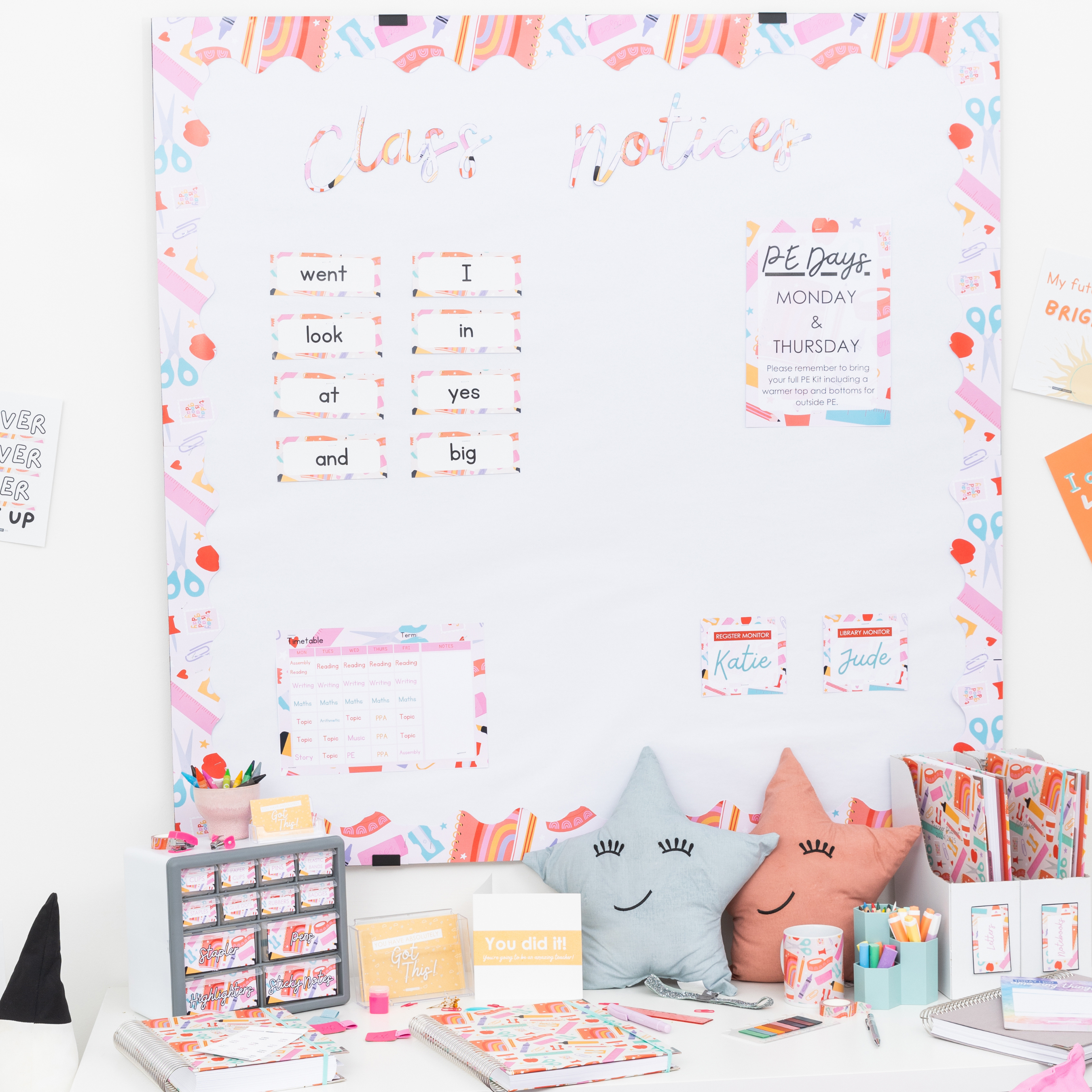 Classroom Roster Display Classroom Display Pack