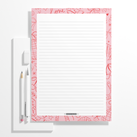 A4 Lined Pad- Iconic