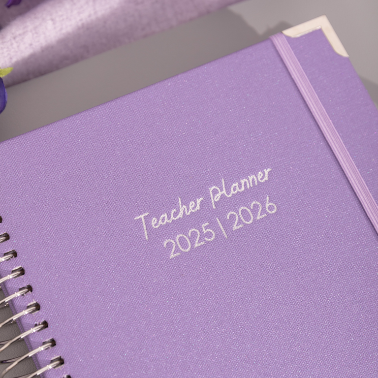 Teacher Planner 2025|2026- Lilac Shimmer