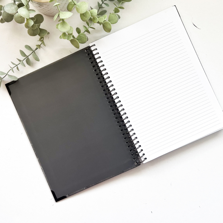 Lined Notebook- Slate