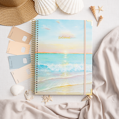A4 Hardback Notebook: Golden Coast