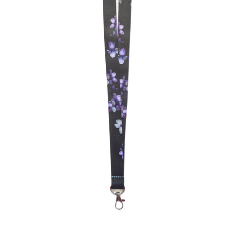 Lanyard:  Midnight Petals