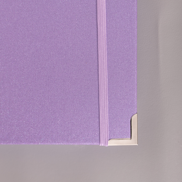 A4 Hardback Notebook: Lilac Shimmer