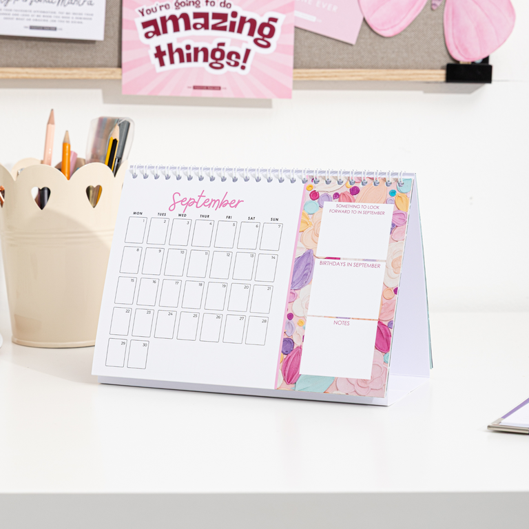 Academic Desktop Calendar 2025-2026