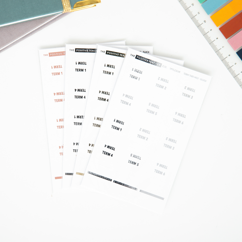 Termly Planner Tabs (4 different colours)