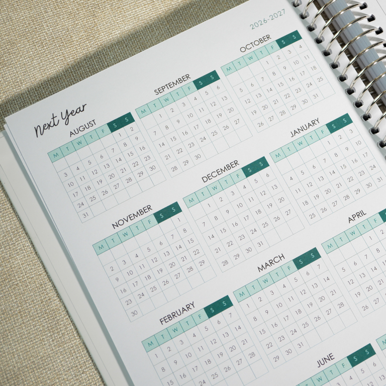 Teacher Planner 2025|2026- Secret Garden