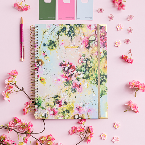 A4 Hardback Notebook: Blossom Falls