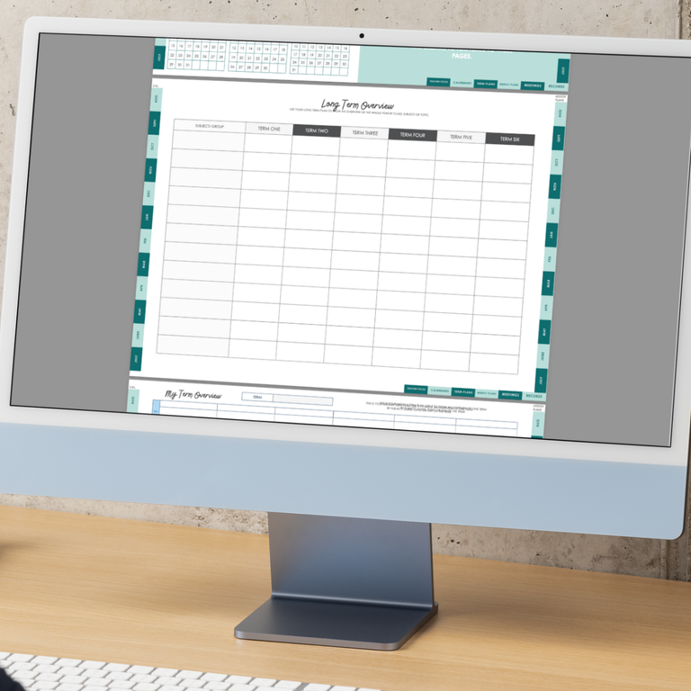 TPTC Interactive Digital Teacher Planner
